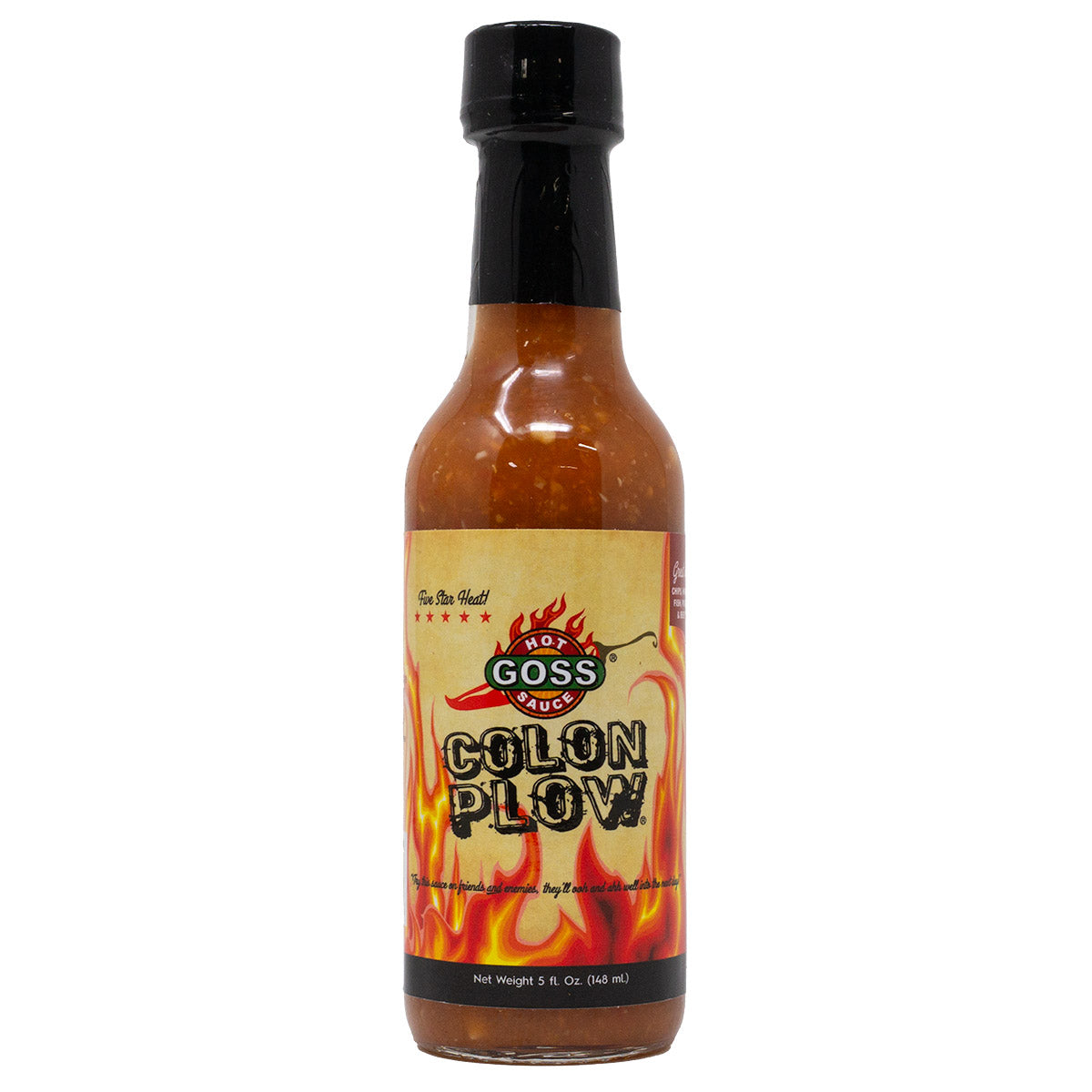 Colon Plow Hot Sauce- 5 Ounce Bottle
