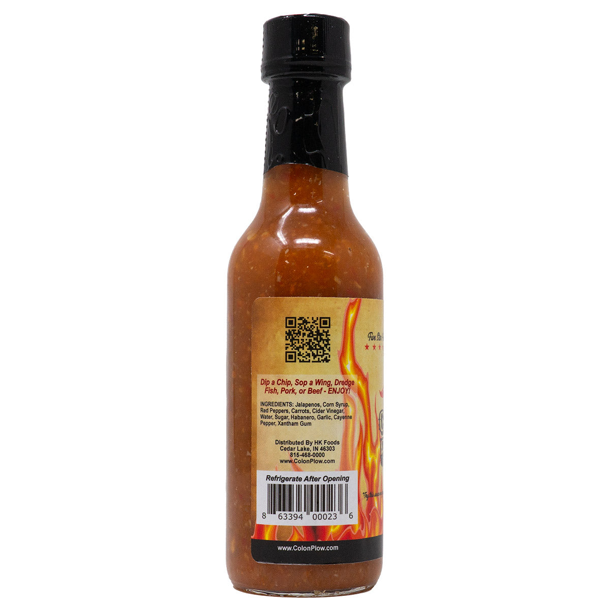 Colon Plow Hot Sauce- 5 Ounce Bottle